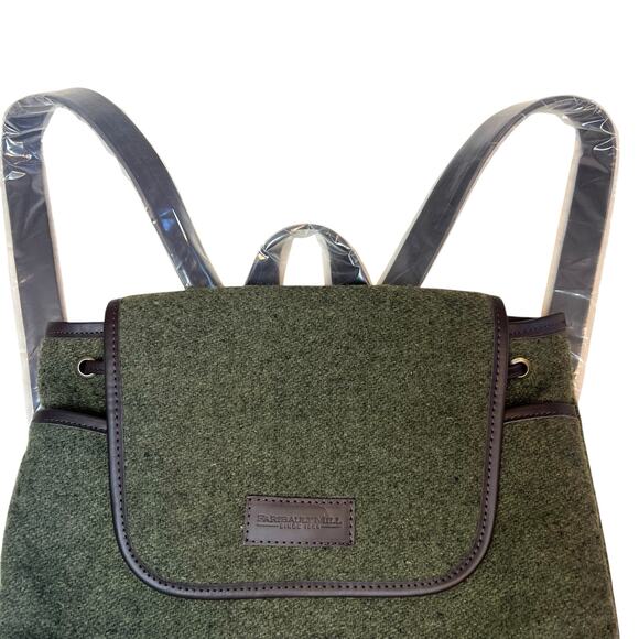New Faribault Woolen Mill Company Green Wool Pack Backpack Bag - Picture 2 of 9